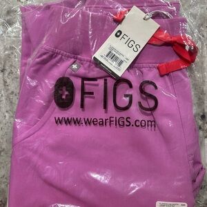 FIGS Pink Cloud high waisted Zamora jogger scrub pant